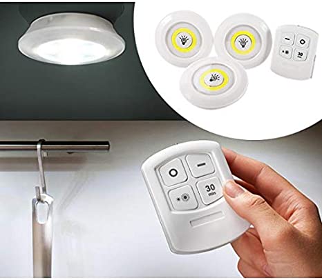 LED Light with Remote Control Battery Operated