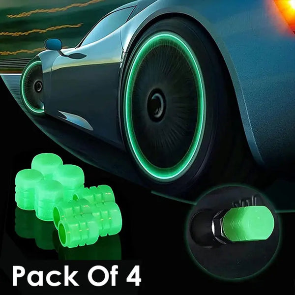 Car Luminous Tire Valve cap(4 pcs set)